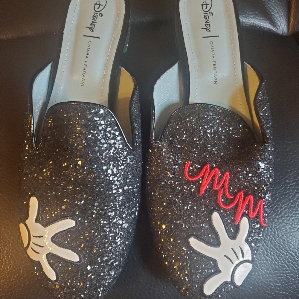 Chiara Ferragni Disney Mickey Mouse Shoes Made in Italy Size 41/ US 9